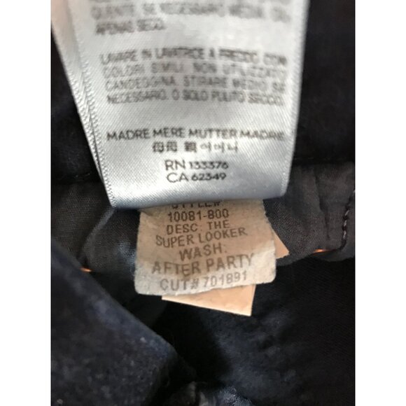 Mother The Super Looker Jeans In After Party Wash Size 26 - Picture 12 of 12